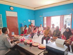 Kasat Binmas Polres PALI Pimpin kegiatan Jum’at Curhat