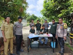 Reserse Narkoba Polres PALI Gelar pemeriksaan urin terhadap personel Polsek Talang Ubi