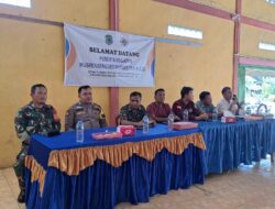 Musrenbangdes Desa Gunung Menang Di Hadiri Polsek Penukal Abab
