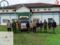 Polsek Penukal Utara Lakukan Pengawalan Ketat Pendistribusian Logistik