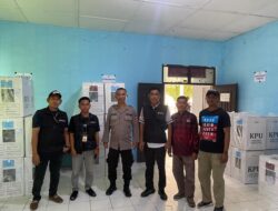 Polsek Penukal Abab Giat pengawalan dan pengamanan distribusi logistik pemilu