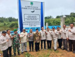 Polres PALI Dukung Penuh  program Kampung Baung