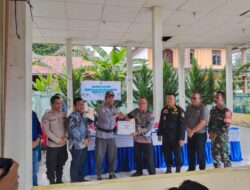 Polsek Tanah Abang Mengerahkan Personel Pengamanan Lelang Lebak Lebung Suak Dan Sungai