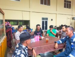 Kasat Binmas Polres PALI Gelar kegiatan Jumat Curhat Di Desa Betung