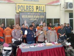 Polres PALI Gelar Press Release Akhir Tahun 2024