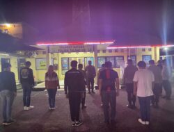 Malam Tahun Baru 2025 Polsek Talang Ubi Patroli Cipkon Sitkamtibmas