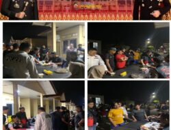 Polres PALI melaksanakan KRYD Melalui razia terpadu