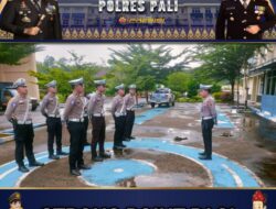 Satlantas Polres PALI Gelar Pengaturan Lalu Lintas Dan Berikan Himbauan Pada Pengguna Jalan