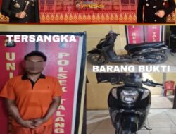 Tim ELANG Unit Reskrim Polsek Talang Ubi Amankan Pelaku Kasus Tindak Pidana Penipuan Dan Penggelapan Sepeda Motor.