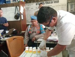 Polres PALI Gelar Tes Urine MendadakKapolres:”Integritas Aparat Harus Dimulai dari Internal”