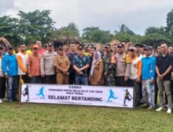 Pembukaan Turnamen Sepak Bola Raja Cup 2025,Supri Indrayadi : Acara Turnamen Resmi Di Buka