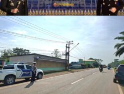 Pastikan Kelancaran Lalu Lintas Satlantas Polres PALI Gelar Patroli