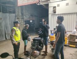 Polsek Talang Ubi Gelar Patroli Malam, Pastikan Situasi Kamtibmas Kondusif