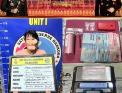 Polres PALI Berhasil Amankan Pengedar Narkoba, Sabu Seberat 1,56 Gram Disita