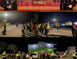Polres PALI Gelar Razia Terpadu,1 Kendaraan Roda Enam Diamankan
