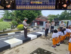 Polres PALI Tanamkan Kesadaran Berlalu Lintas pada Anak-Anak TK Bhayangkari