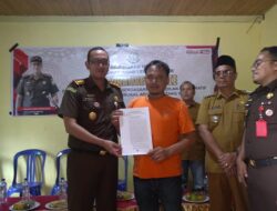 Kejari PALI Resmi Hentikan Kasus Pengancaman Secara Restorative Justice