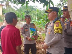 Polsek Talang Ubi Gelar Bakti Sosial,Pererat Kepedulian Menjelang Ramadhan 1446 H