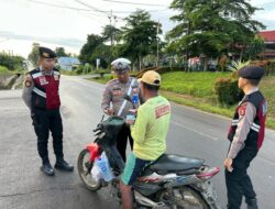 Satuan Samapta Polres PALI Intensifkan Pengamanan wilayah Melalui Patroli Perintis Presisi