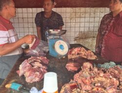 Jelang Ramadan Polres PALI Pantau Bapokting Di Pasar Talang Ubi