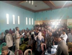Pembayaran Kompensasi Rumah Retak,Seismik 3D Idaman Di Desa Tanah Abang Selatan