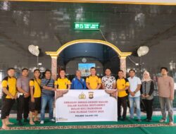 Polsek Talang Ubi Gelar Bakti Sosial Kurvey Masjid Sambut Ramadhan 1446 H