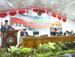 Rapat Paripurna Ke-4 DPRD Kabupaten PALI: Bupati Asgianto Sampaikan Pidato Perdana Periode 2025-2030