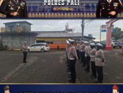 Polres PALI Gencarkan Strong Point Pagi, Wujudkan Keselamatan Berlalu Lintas