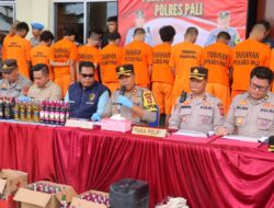 Operasi Pekat Musi 2025 Polres PALI Amankan 21 Tersangka