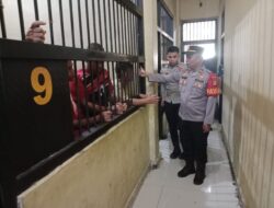 IPDA A.Wadi Harpa Laksanakan Pemeriksaan Tahanan di Polres PALI, Pastikan Kondisi Aman dan Sehat