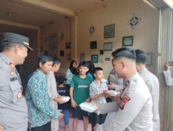 Sat Binmas Polres PALI Bagikan Takjil di Panti Asuhan Jaya Murni