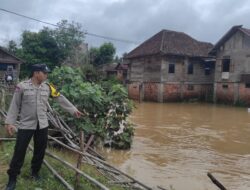 Polsek Talang Ubi Terus Lakukan monitoring Daerah Rawan Banjir