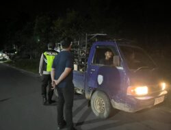 Polsek Penukal Utara Gelar Razia Terpadu,12 Teguran Diberikan Ke Para Pengendara