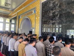 Polres PALI Menggelar Shalat Ghaib