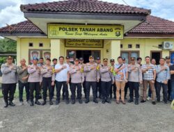 Kapolres PALI Kunjungan Ke Polsek Tanah Abang