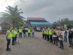 Polsek Talang Ubi Gelar Apel Siaga, Pastikan Keamanan Malam Takbiran Idul Fitri 1446 H