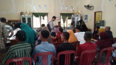 Tim PT Daqing Citra saat Pembayaran Kompensasi