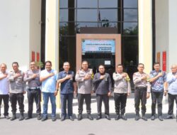 Perkuat Sinergi Antar-Institusi,Kapolres PALI Bersama PJU Kunjungi Pengadilan Negeri Muara Enim
