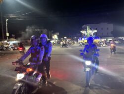 Sat Samapta Polres PALI Gelar Patroli Perintis Presisi, Jaga Kondusifitas Wilayah di Malam Akhir Pekan