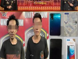Diamankan Dua Pelaku Di Duga Pencuri Handphone