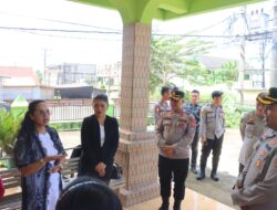 Kapolres PALI Langsung Lakukan Monitoring Kegiatan ibadah Jumat Agung Di Gereja Pantekosta