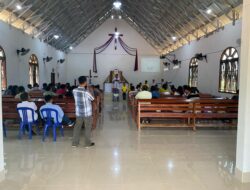 Polres PALI Amankan Ibadah Paskah di Gereja HKBP KM 10, Kapolres: “Pengamanan Maksimal untuk Kenyamanan Umat”