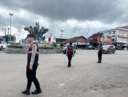 Polres PALI Gelar Patroli Perintis Presisi, Pastikan Situasi Lalin Aman dan Terkendali di Simpang Lima Pendopo