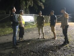 PATROLI OBJEK VITAL DAN DAERAH RAWAN: POLSEK TALANG UBI JAMIN KEAMANAN WILAYAH HINGGA LARUT MALAM