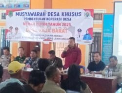 Musyawarah Desa Khusus (Musdesus) Pembentukan Koperasi di Desa Muara Sungai