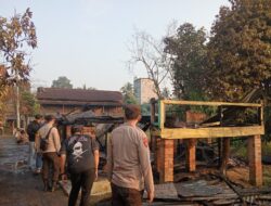 KEBAKARAN RUMAH KOSONG DI TALANG PIPA DIDUGA AKIBAT KORSLETING LISTRIK, KERUGIAN CAPAI RP 20 JUTA