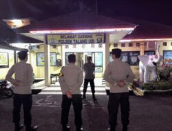 POLSEK TALANG UBI GELAR PATROLI MALAM DI TITIK RAWAN DAN OBJEK VITAL, SITUASI KAMTIBMAS KONDUSIF