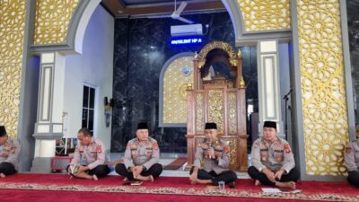Personel Polres PALI Gelar Kegiatan Binrohtal, Tingkatkan Iman dan Soliditas Antar Anggota