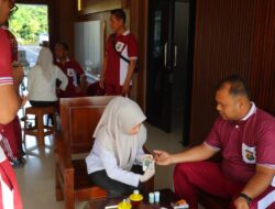 SIDOKKES POLRES PALI GELAR PEMERIKSAAN KESEHATAN RUTIN BAGI PERSONEL, ANTISIPASI GANGGUAN KESEHATAN SEJAK DINI