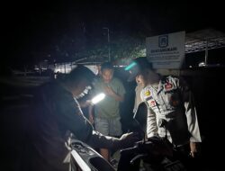 Polsek Penukal Utara Gelar Razia Terpadu Antisipasi Pekat dan 3C, 12 Pengendara Ditegur